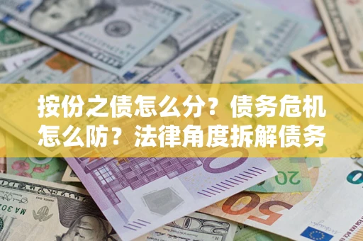 济南按份之债怎么分？债务危机怎么防？法律角度拆解债务分配与风险自保指南