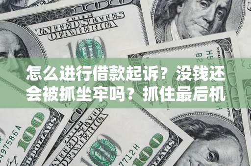 济南怎么进行借款起诉？没钱还会被抓坐牢吗？抓住最后机会！