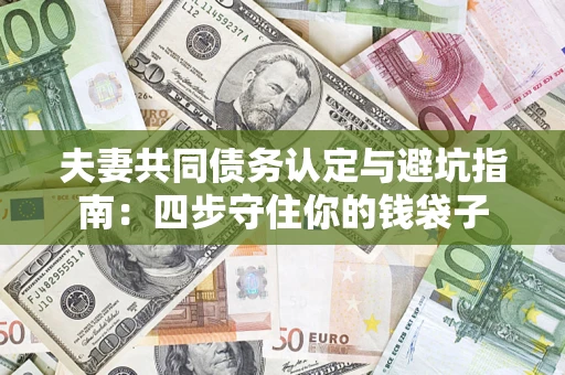 济南夫妻共同债务认定与避坑指南：四步守住你的钱袋子