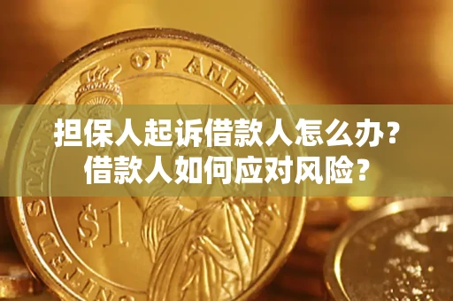 济南担保人起诉借款人怎么办？借款人如何应对风险？
