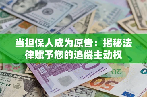 济南当担保人成为原告：揭秘法律赋予您的追偿主动权
