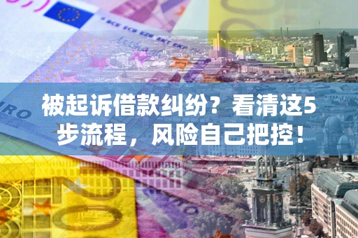 济南被起诉借款纠纷？看清这5步流程，风险自己把控！