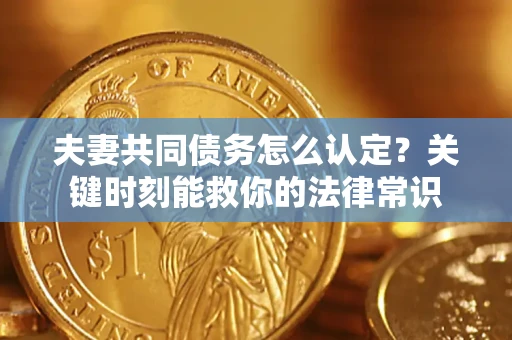 济南夫妻共同债务怎么认定？关键时刻能救你的法律常识