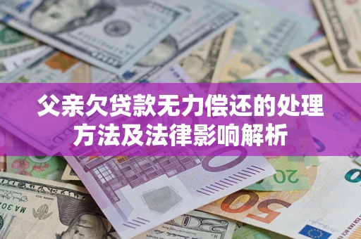 济南父亲欠贷款无力偿还的处理方法及法律影响解析
