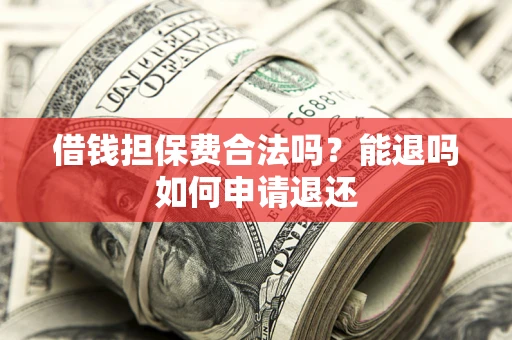 济南借钱担保费合法吗？能退吗如何申请退还