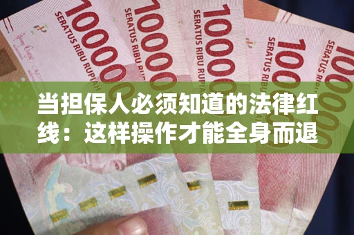 济南当担保人必须知道的法律红线：这样操作才能全身而退
